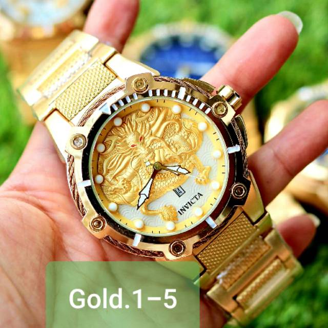 Jam Tangan Analog Pria Invicta INV104D Dragon Grade Semi Super