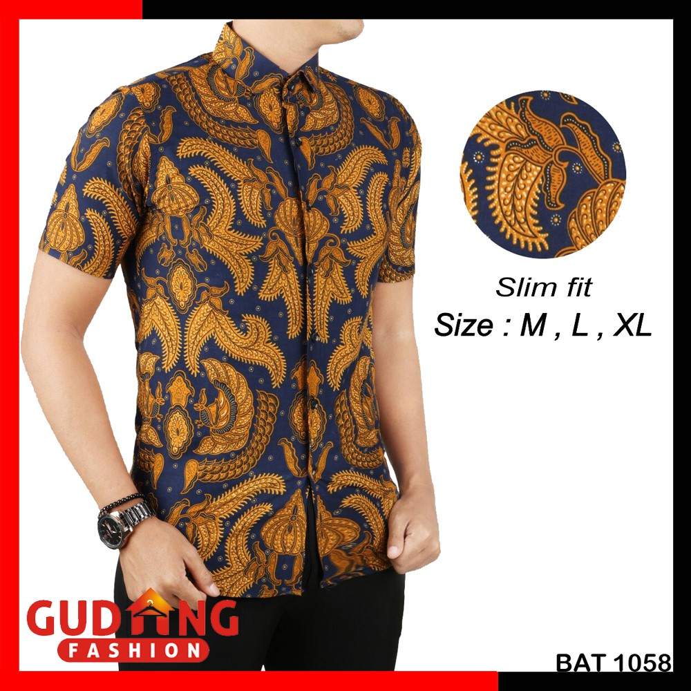 Batik Lengan Pendek Pria BAT 1058