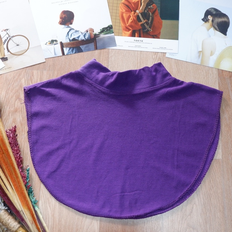 Manset Leher Bahan Kaos Termurah-Ungu tua