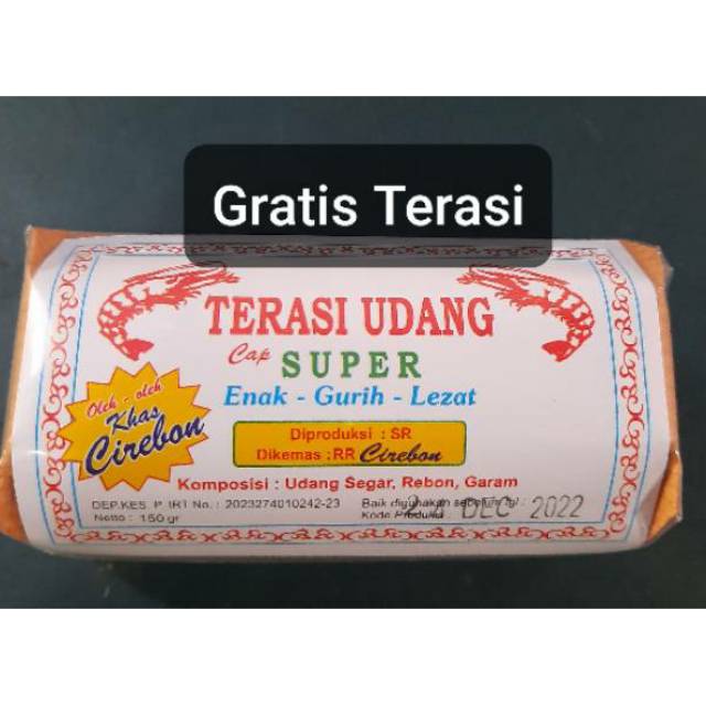 

Terasi Udang Cap Super Gulung Besar Oleh Oleh Khas Cirebon