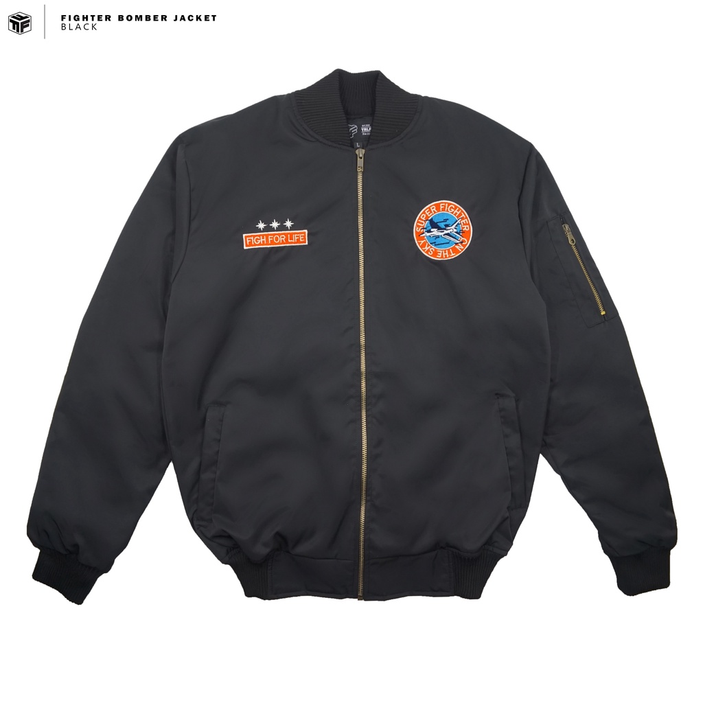 JAKET PRIA Triple F Bomber Jacket Fighter