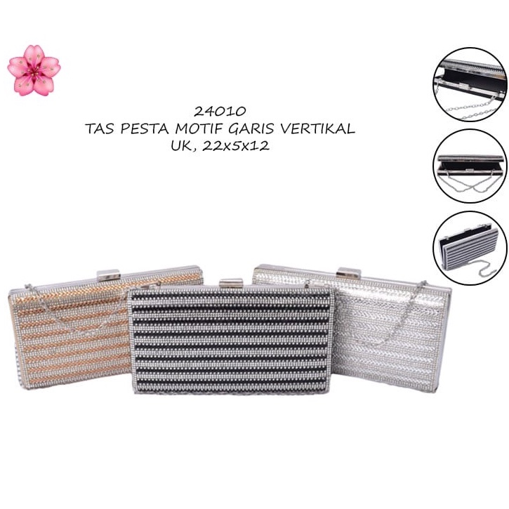 YBS Tas pesta murah import clutch bag, tas tangan 24010