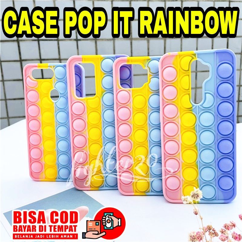 Case Oppo A3s Casing Kartun pop IT Lucu polos