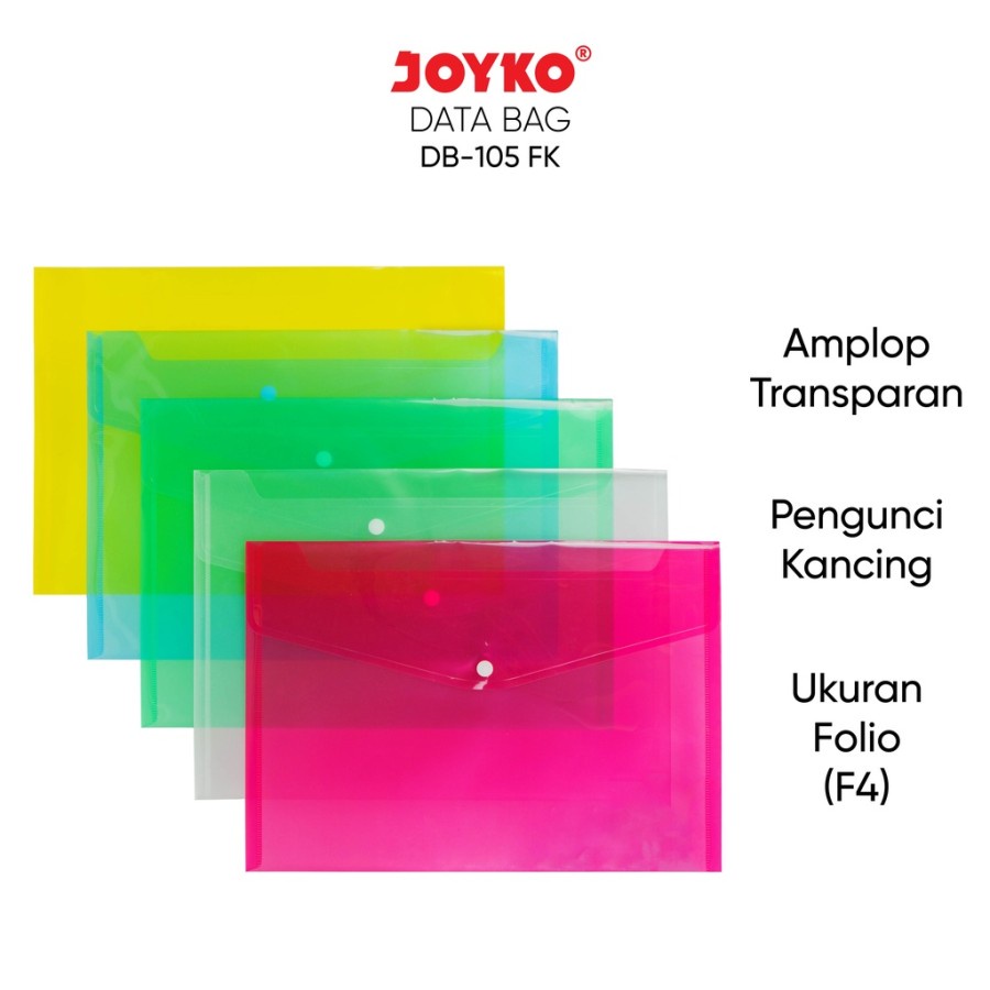 

Map Kancing Folio DB-105FK transparant 1Pcs aja