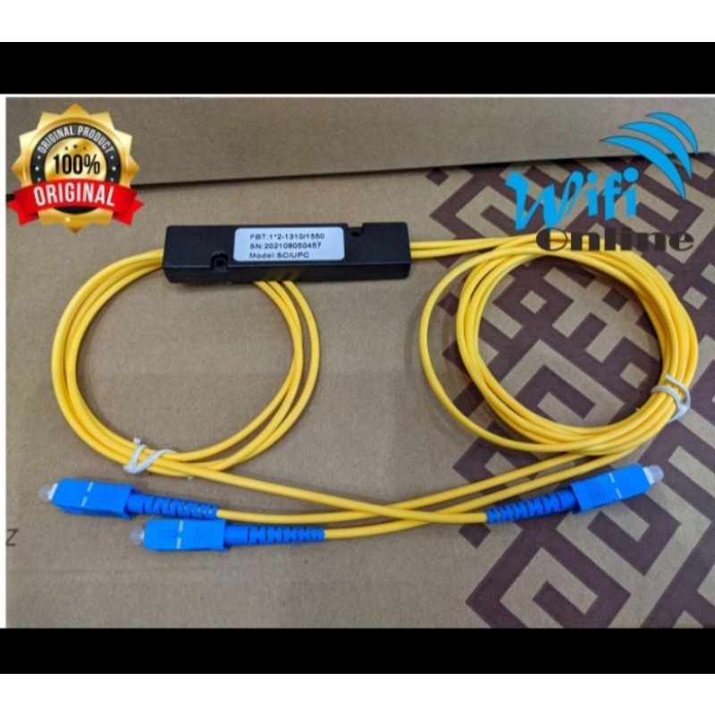 Passive Splitter 1:2 Module SC UPC Fiber Optic