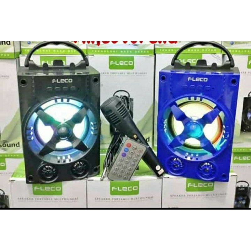 SPEAKER BLUETOOTH KARAOKE Fleco F-2923 Super Bass Bonus Mic
