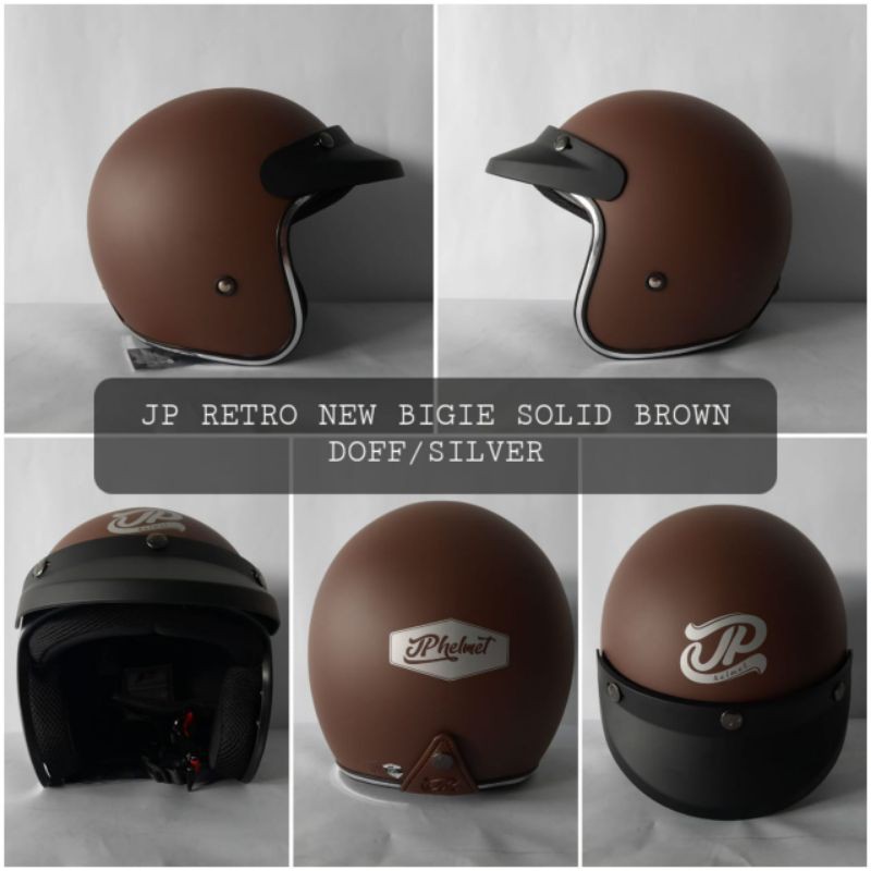 HELM BOGO JPX_JP NEW BIGIE_SOLID - BROWN DOFF/SILVER