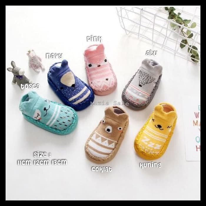 Sepatu Bayi Prewalker Import Perempuan Prewalker Sepatu Bayi Cewek Cowok Belajar Size 11 - 14 Sepatu Kain Anti Licin Untuk Bayi