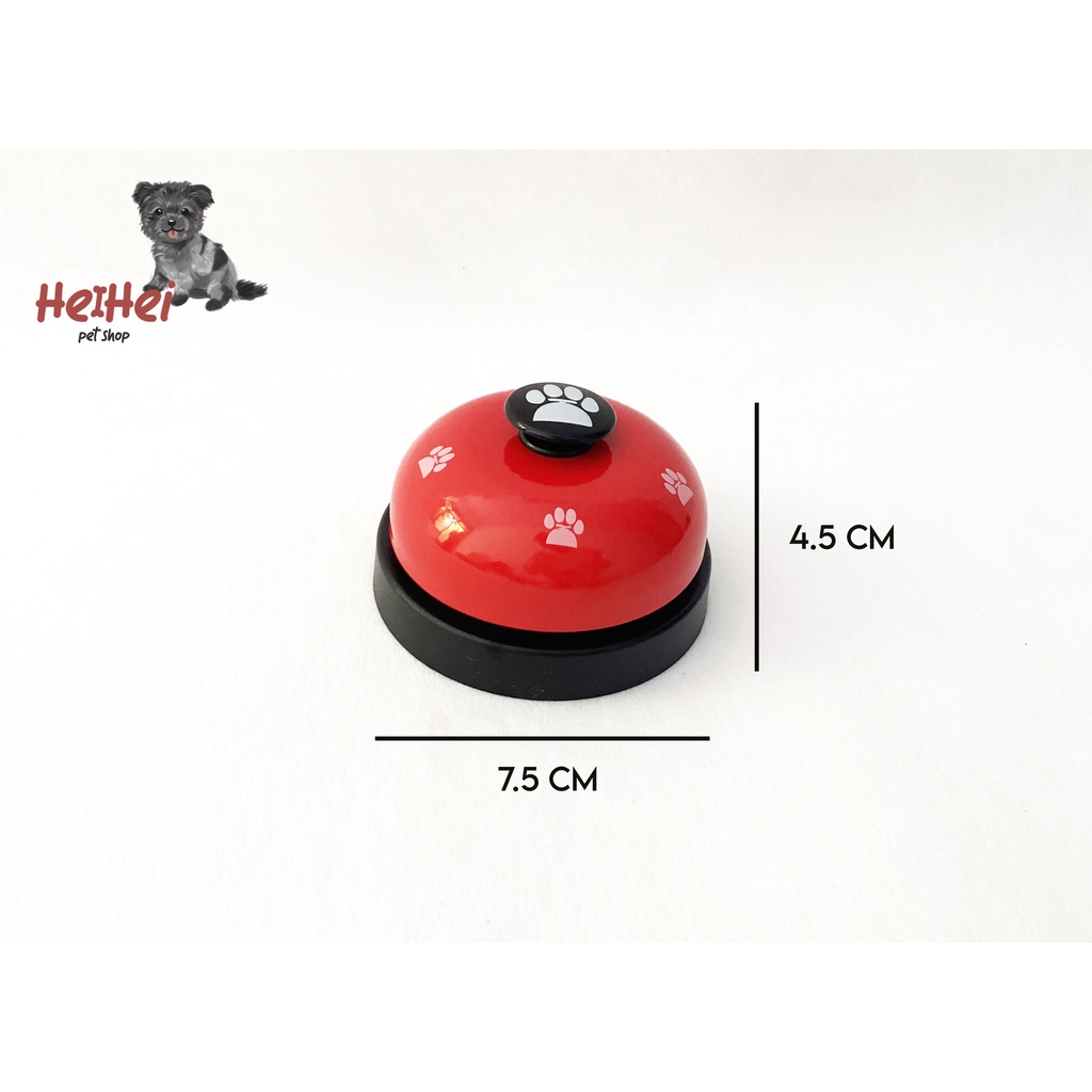 Pet Training Bell Dog &amp; Cat- Bell Pencet Untuk Latihan Anjing &amp; Kucing - Mainan Anjing Kucing