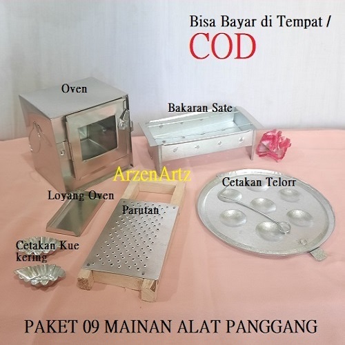 Kitchen Set - Masakan Mini Mainan Anak Paket Oven Komplit 5 Barang Real-Pict