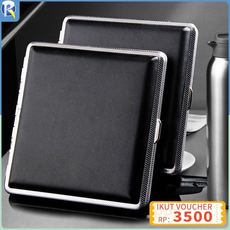 COD kotak rokok mewah 20 batang/wadah rokok leather mewah/kotak rokok fashion mewah 20 batang/kotak 