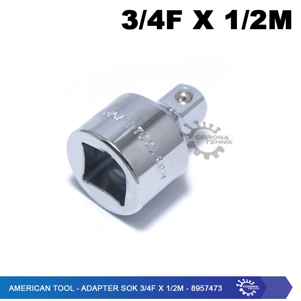 Adapter Sok 3/4F x 1/2M - American Tool - 8957473