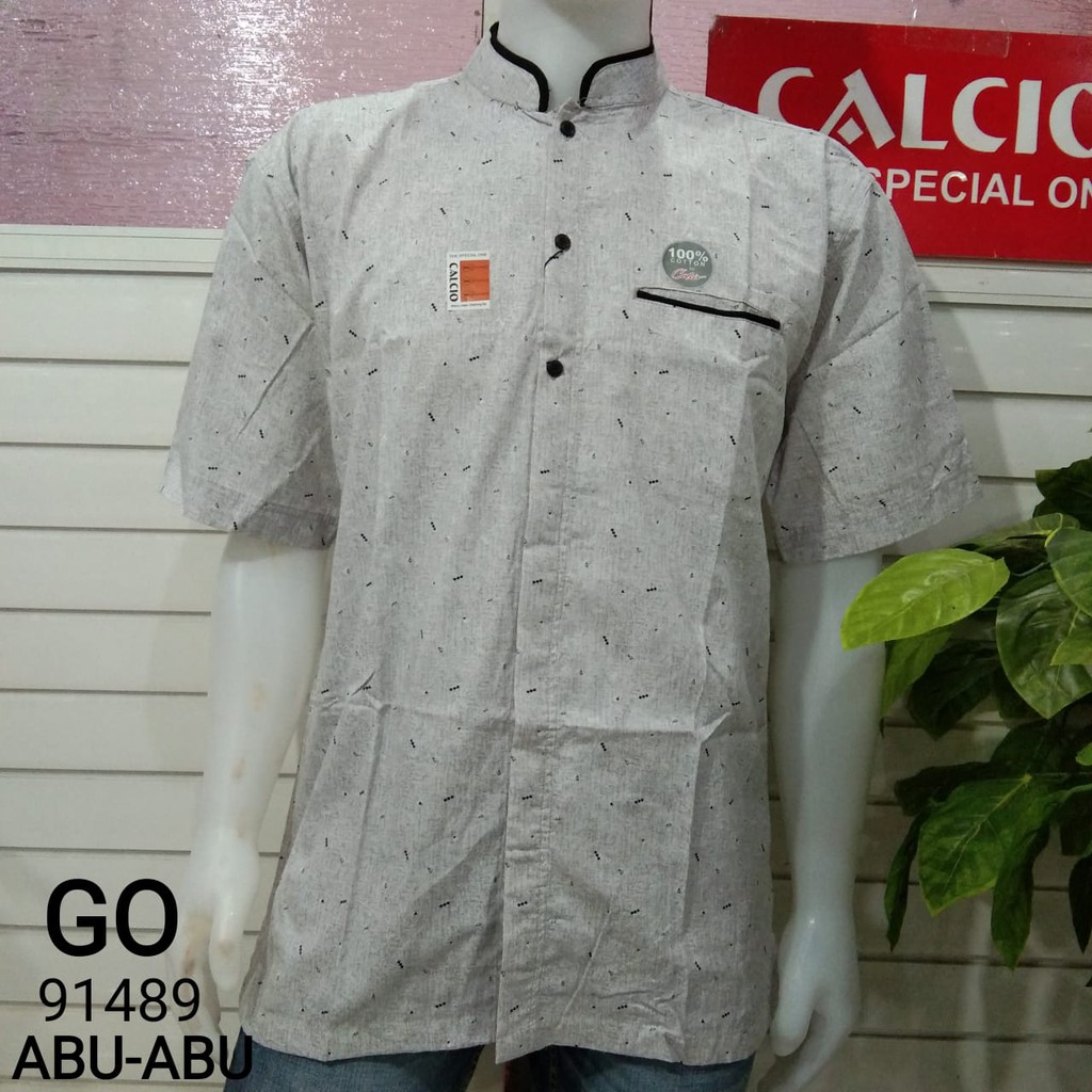 gof CALCIO SHIRT REGULER Kemeja cowok lengan pendek 100% Original!