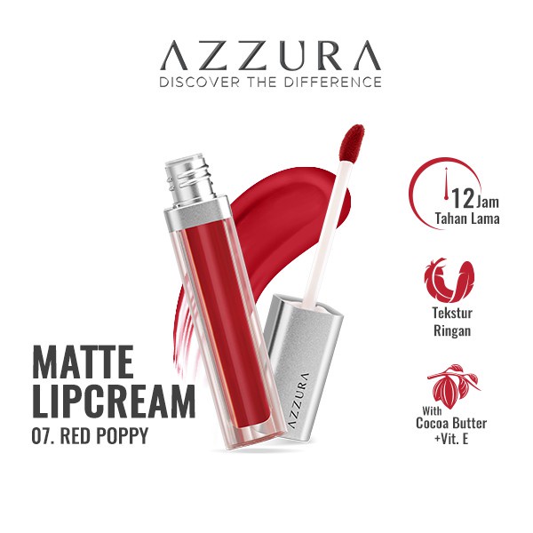 AZZURA Matte Lipcream Tahan Lama