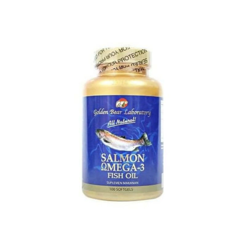 Golden Bear Laboratory Salmon Omega 3 Fish Oil - 100 SoftGels