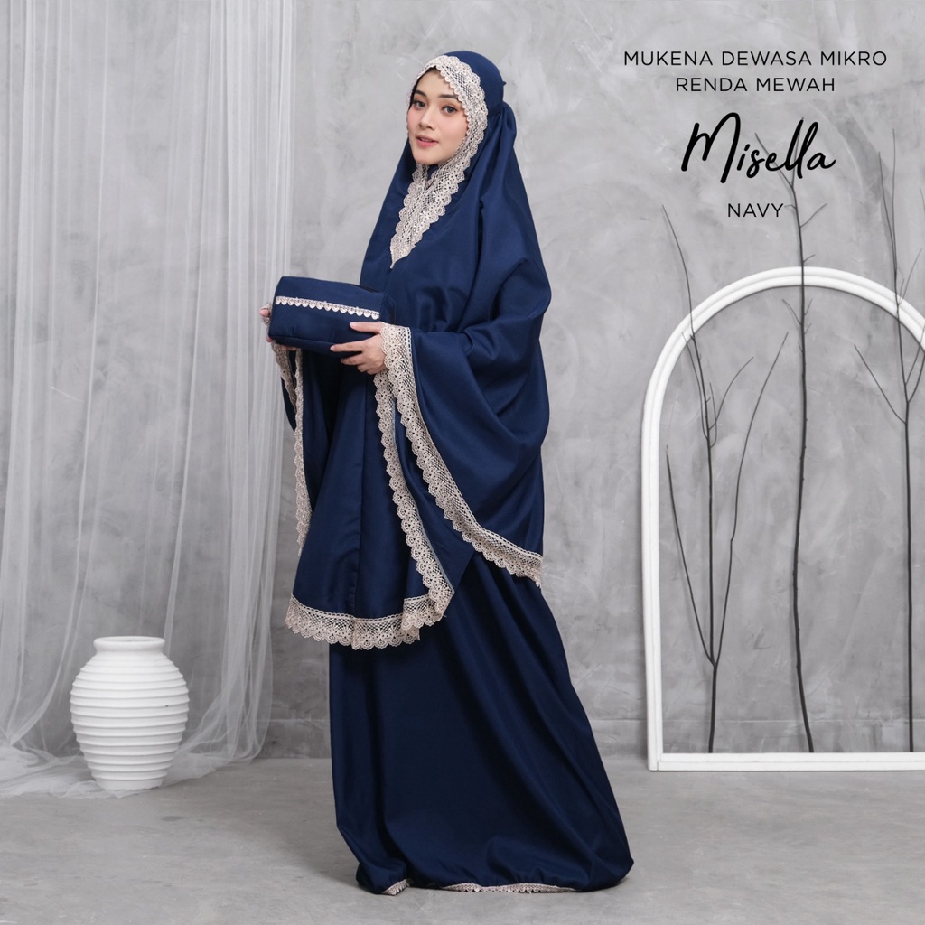 MUKENA BALI TASIK - MUKENA DEWASA 2IN1 MEWAH MISELLA KATUN MIKRO PREMIUM