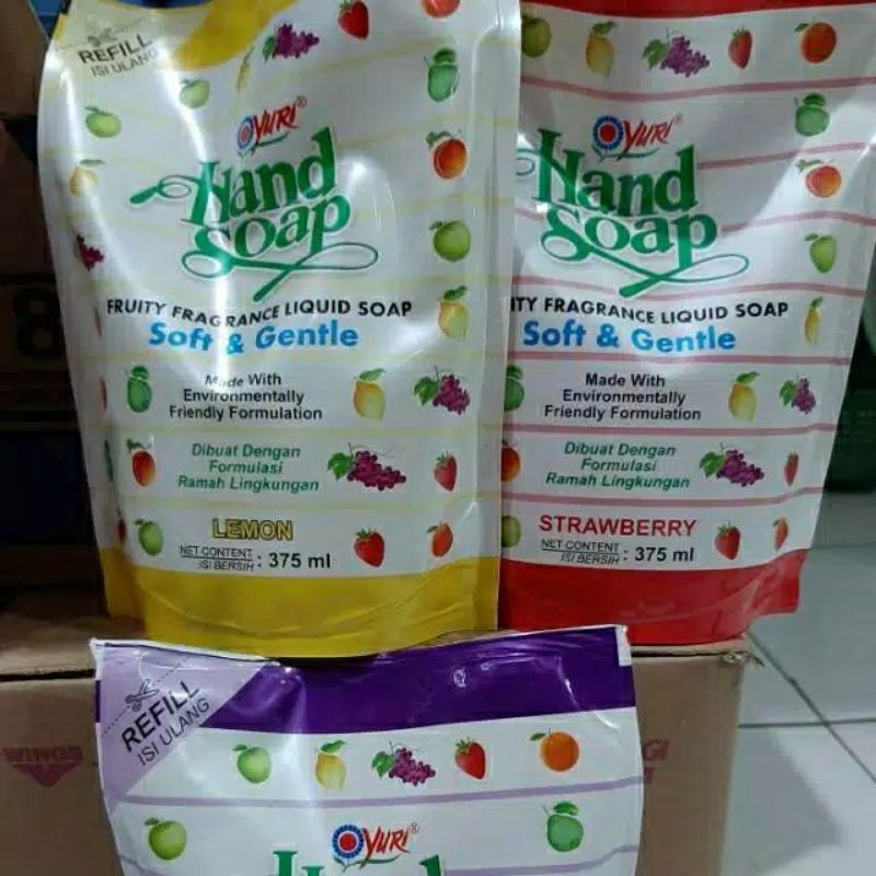 HAND SOAP YURI REFILL 375ML