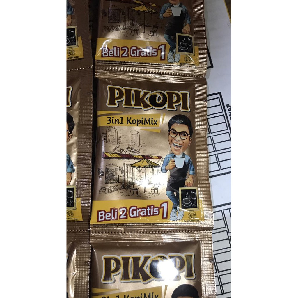 

Pikopi 3in1 KopiMix 1 Renceng 10 Sachet Pcs - Kopi Mix Coffee Dus STOK TERBATAS