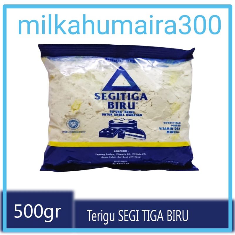 

TEPUNG TERIGU SEGITGA BIRU KEMASAN 500 GRAM