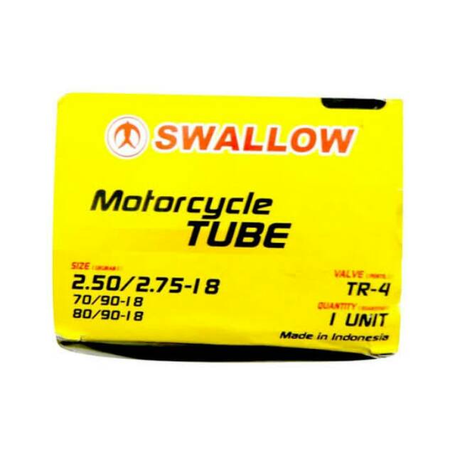 Ban Dalam Swallow 250-18 | 275/300-18 | 300/325-18 | 350/400-18 | 400/450-18 (Ban Dalam Motor Ring 1