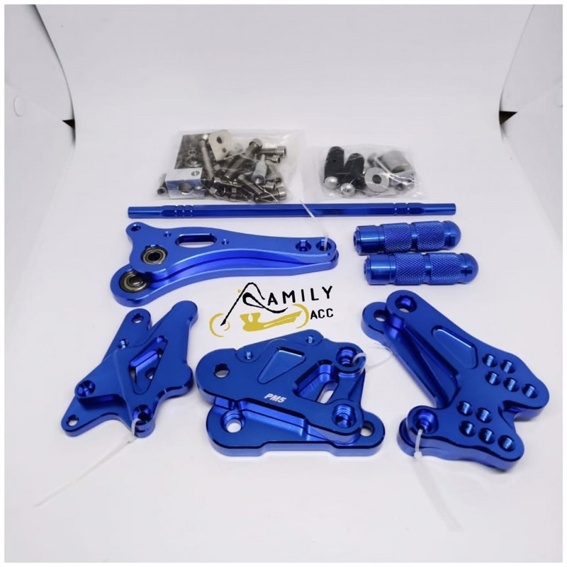 Underbone/ Step Congkel/ Underbon Full CNC Blue Edition Vixion Satria Fu Cbr150r Ninja 150 R/RR BLUE