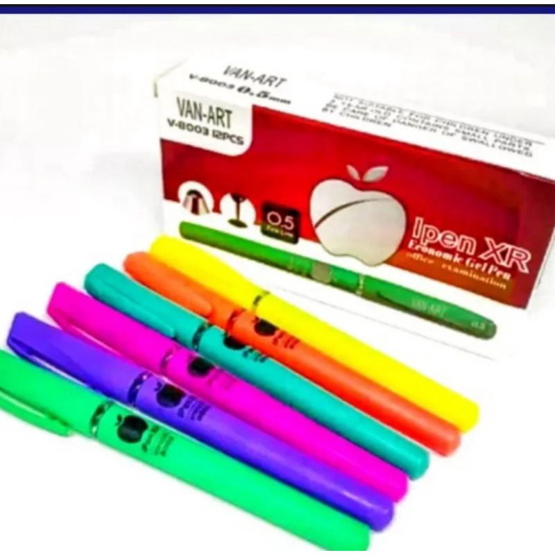 

bolpoin semi jell 2 PC Apple bisa isi ulang