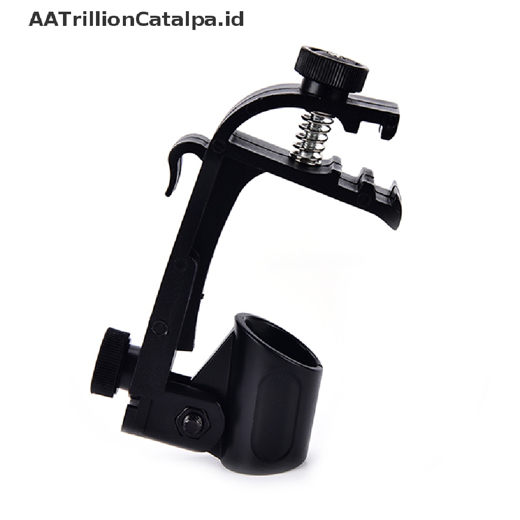 Aatrillioncatalpa 1pc Klip Holder Mikrofon Adjustable Bahan Plastik