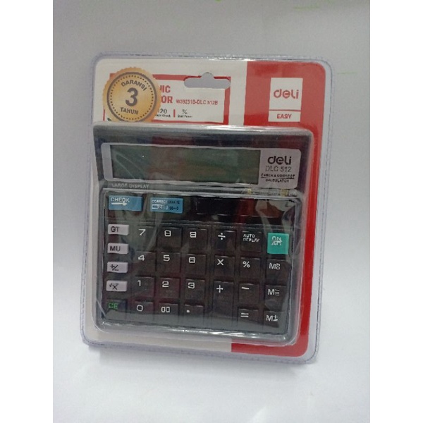 

CALCULATOR DELI 512 HITAM