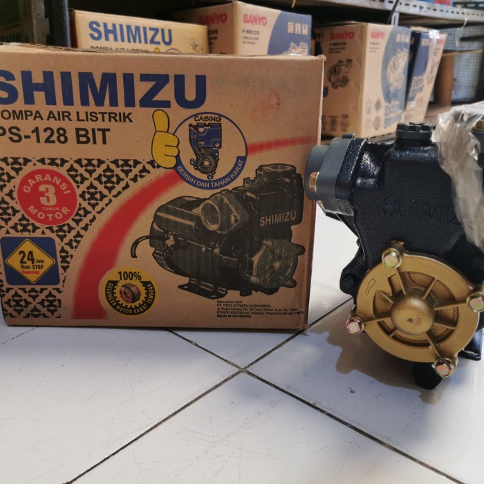 Pompa Air Shimizu PS-128 BIT Mesin Air Shimizu 128