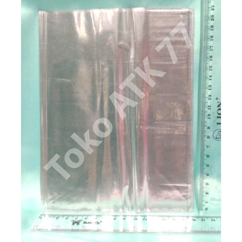 

Sampul Buku Plastik Tebal Bagus uk Kwarto Kuarto/Biasa Sedikit Ecer setengah pack = 5 lembar READY STOCK