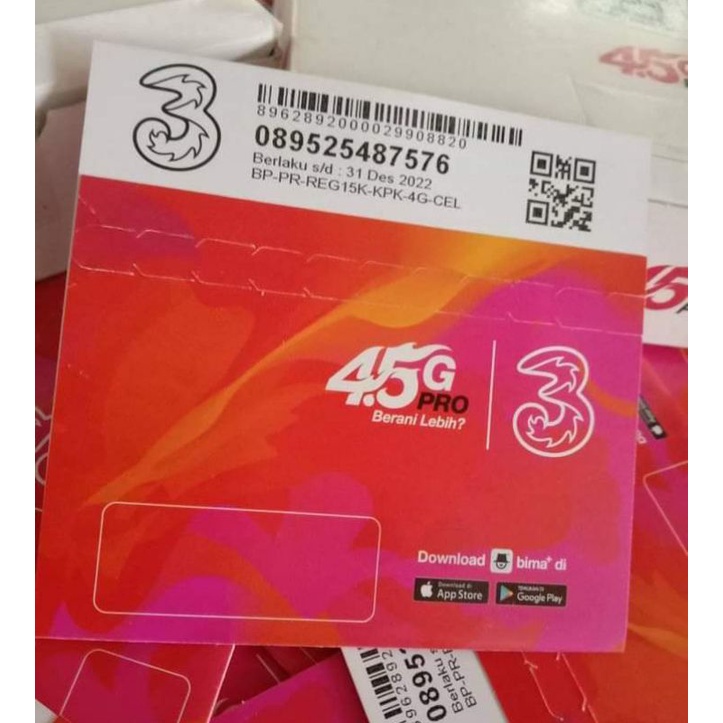 MURAH Kartu Perdana Three Aon Kuota 1 gb