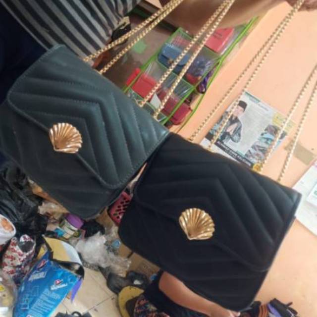 Slingbag Kerang Tas Fashion Korea - Tas Slempang Wanita