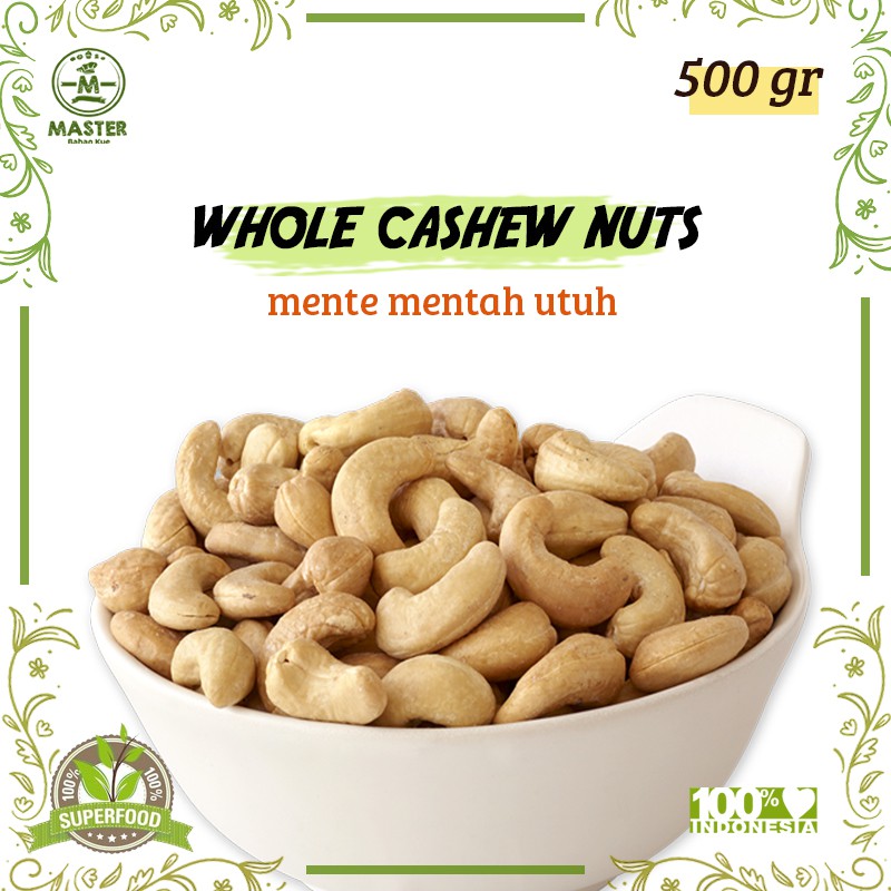 

Mente/mede/kacang mede mentah [UTUH] 500gr