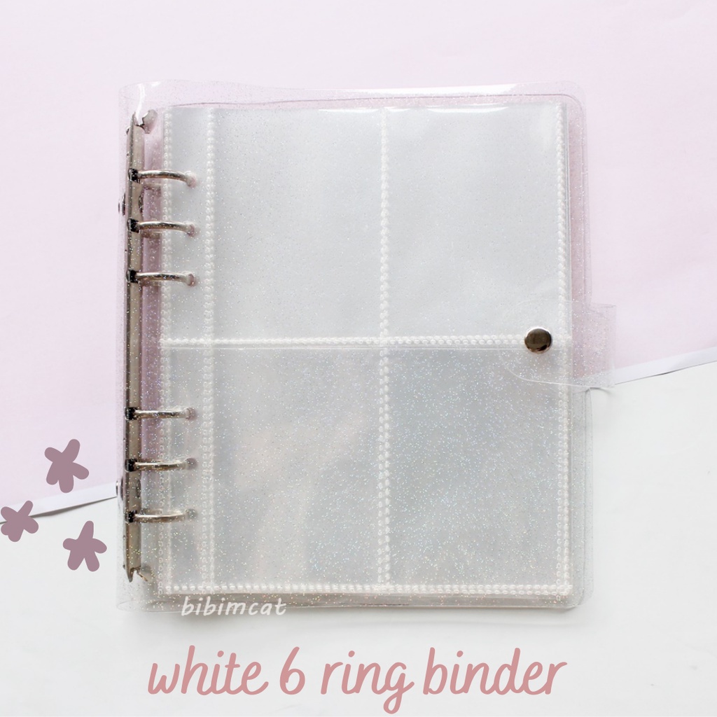 Binder A6 Wide Photo Album Binder Album + 25 lembar inner sleeve 4P