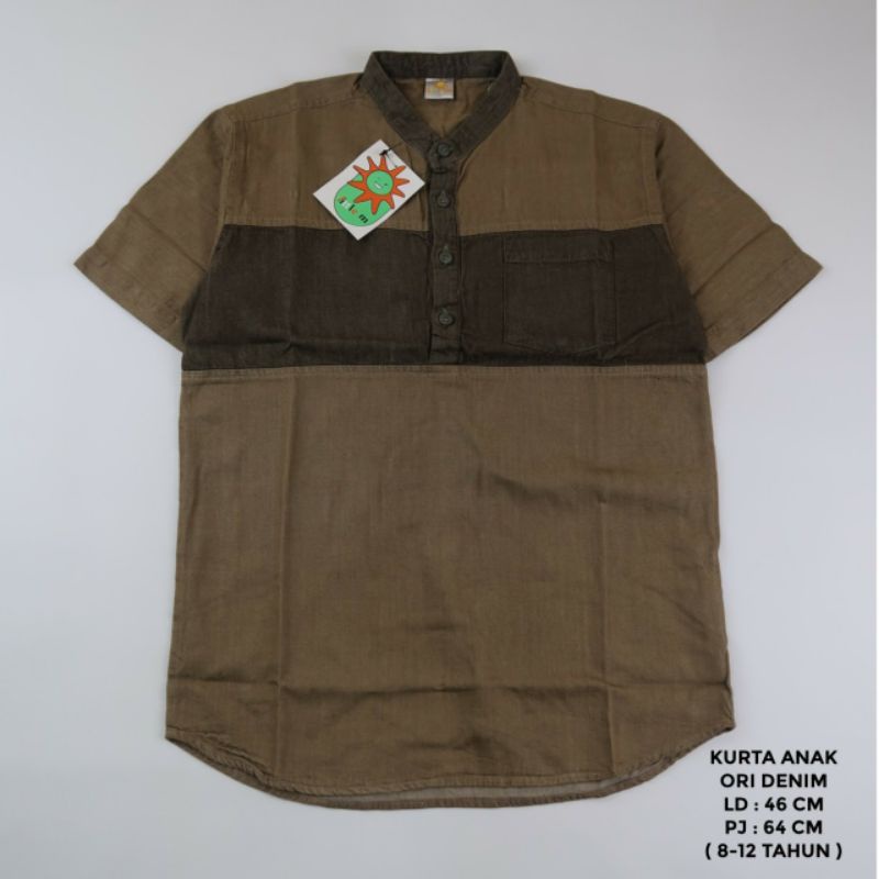 BAJU KOKO ANAK,BAJU KOKO KURTA ANAK UMUR 8-12 TAHUN