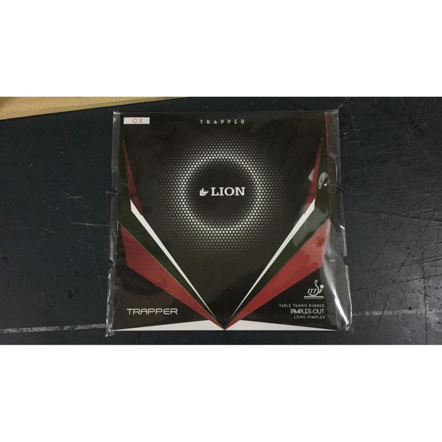 KARET PINGPONG TENIS MEJA BINTIK PANJANG LION TRAPPER BIASA MURAH