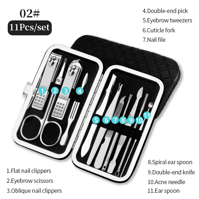 Set Gunting Kuku Stylish Pedicure Personal Grooming Art Tools Untuk Anak Perempuan