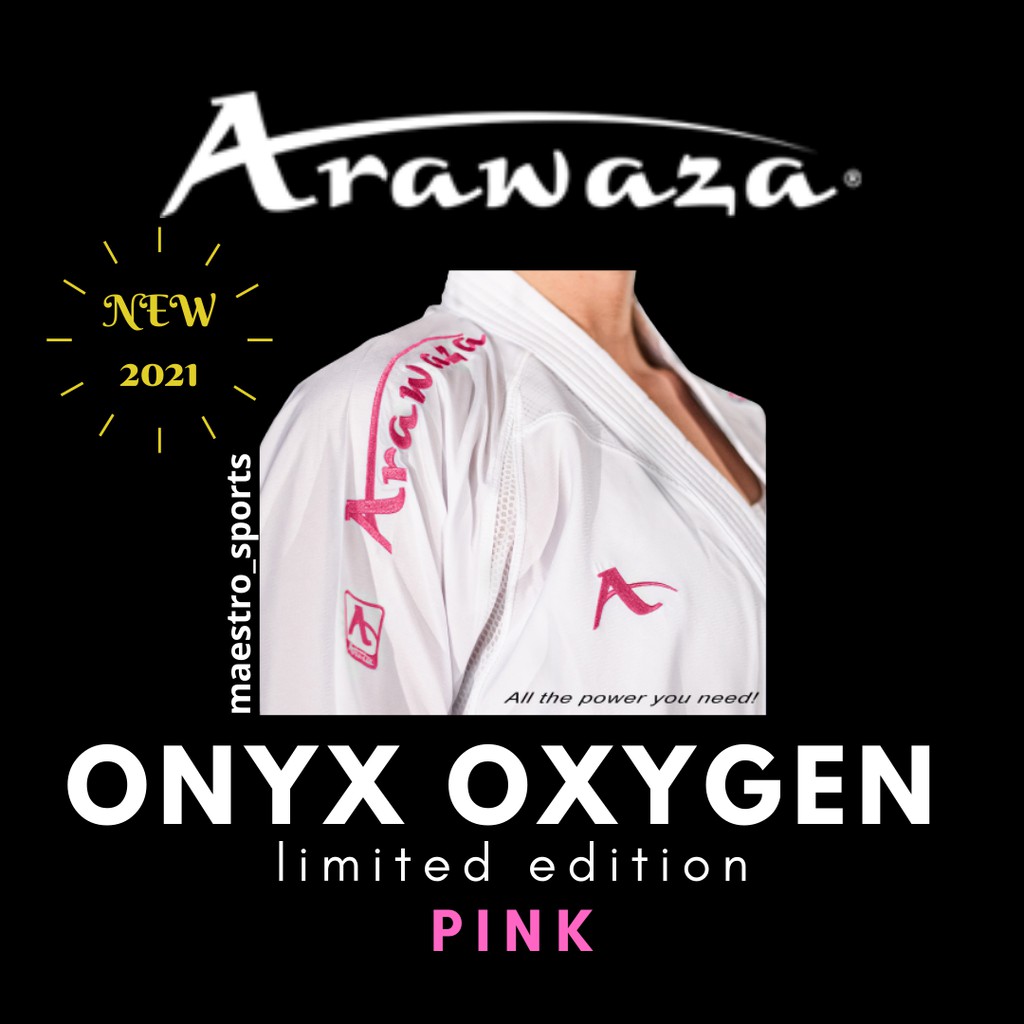 ARAWAZA Onyx Oxygen "Limited Edition" (Seragam Karate) - KUMITE - PINK