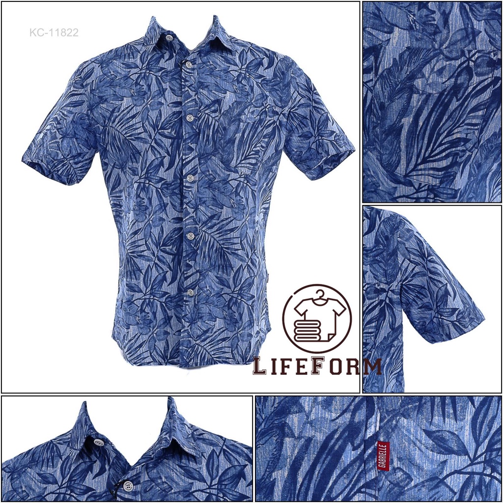 KEMEJA PRIA SLIM FIT LENGAN PENDEK GABRIELLE S-XL[KC11822]