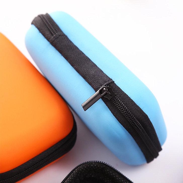 Dompet Headset Multifungsi Pouch Tempat Simpan Earphone kabel charger koin kunci tas kecil persegi panjang sarung hedset universal