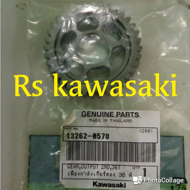 Gigi rasio klx 140 mata 36 original