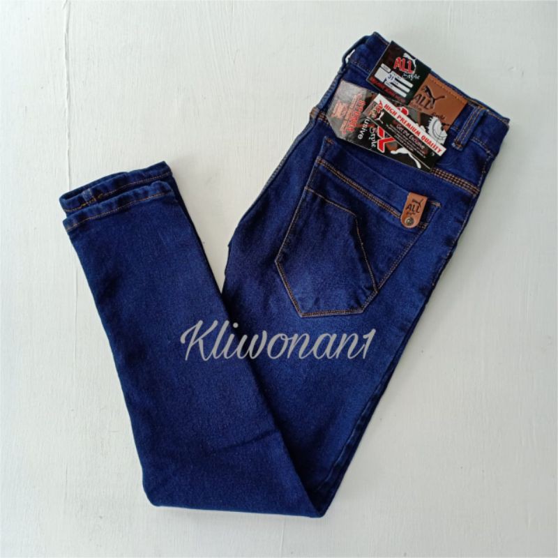 CELANA JEANS PRIA SLIMFIT//PENSIL//MELAR BIG SIZE 33-38