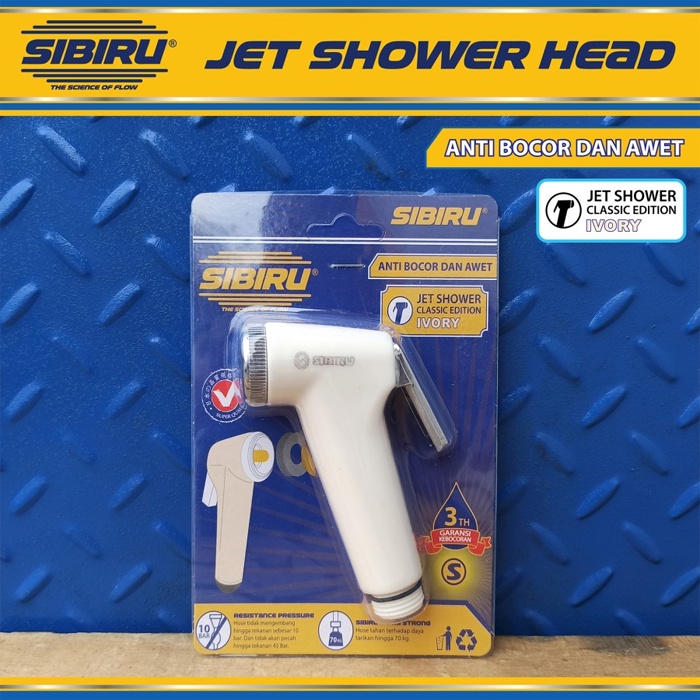 Kepala Jet Shower Kloset Toilet Kamar Mandi / Bidet Head Cebok Semprotan Toilet Closet WC - Ivory