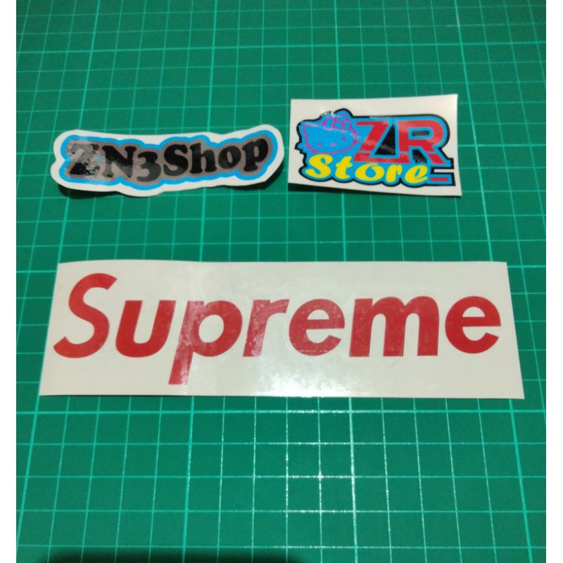 

Supreme cutting stiker