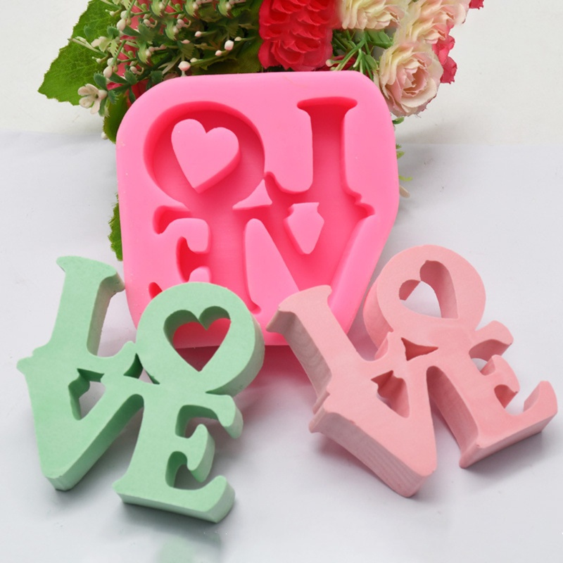 SIY  Love Letter Silicone Mold Love Resin Mold Love Sign Word Epoxy Resin Molds Tools