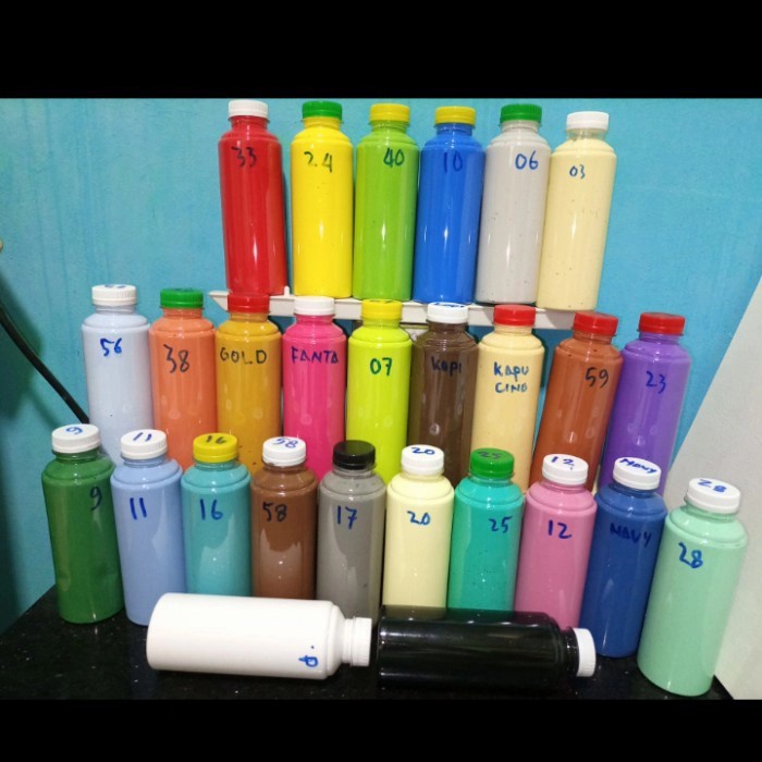 

cat lukis kanvas/mural akrilik 250 gr