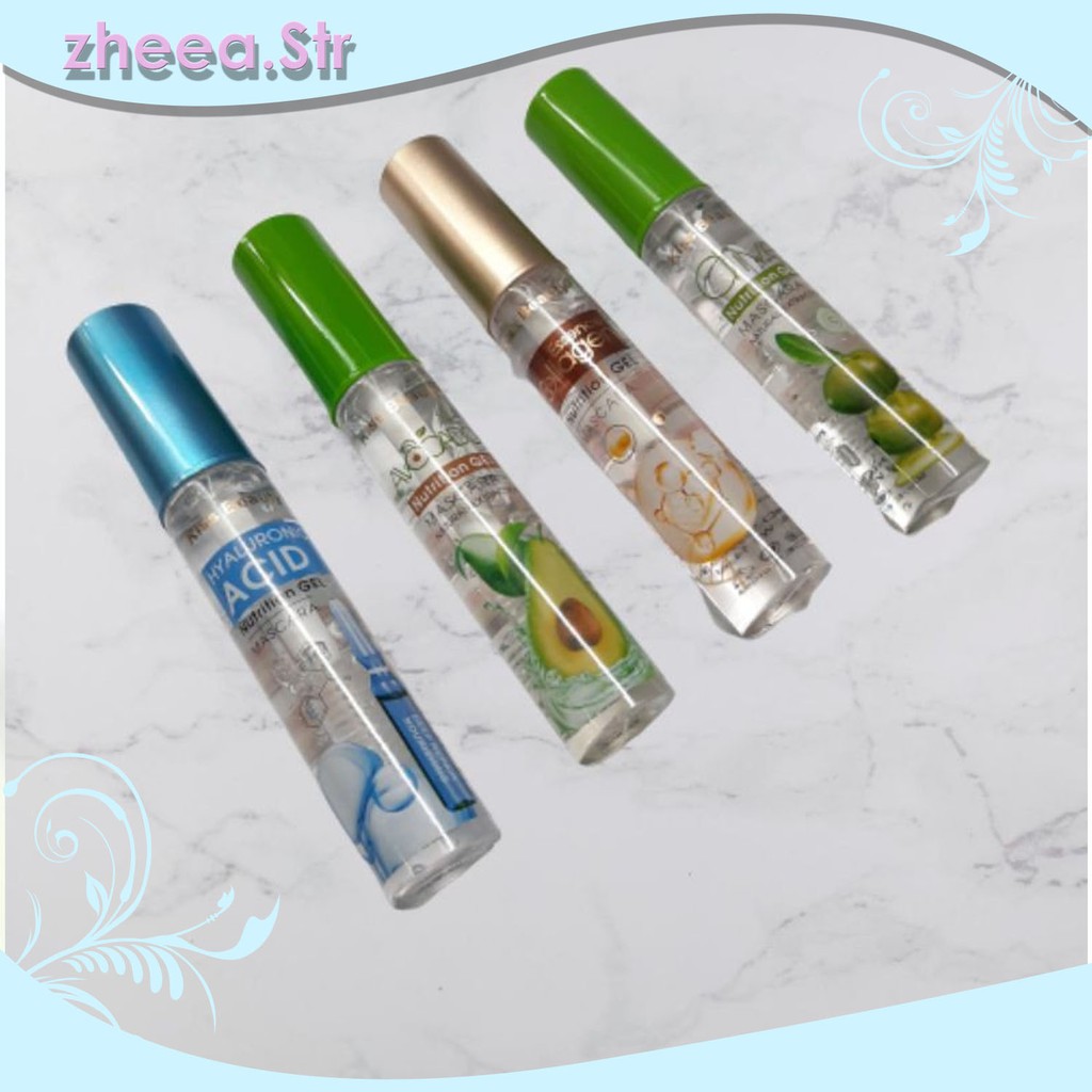 Maskara Waterproof Perawatan KIecantikan Mascara Bening Nutrition Gel Kiss Beauty Murah