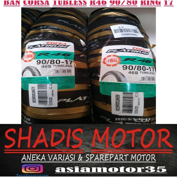 Ban Corsa Tubless R46 90.80 Ring 17