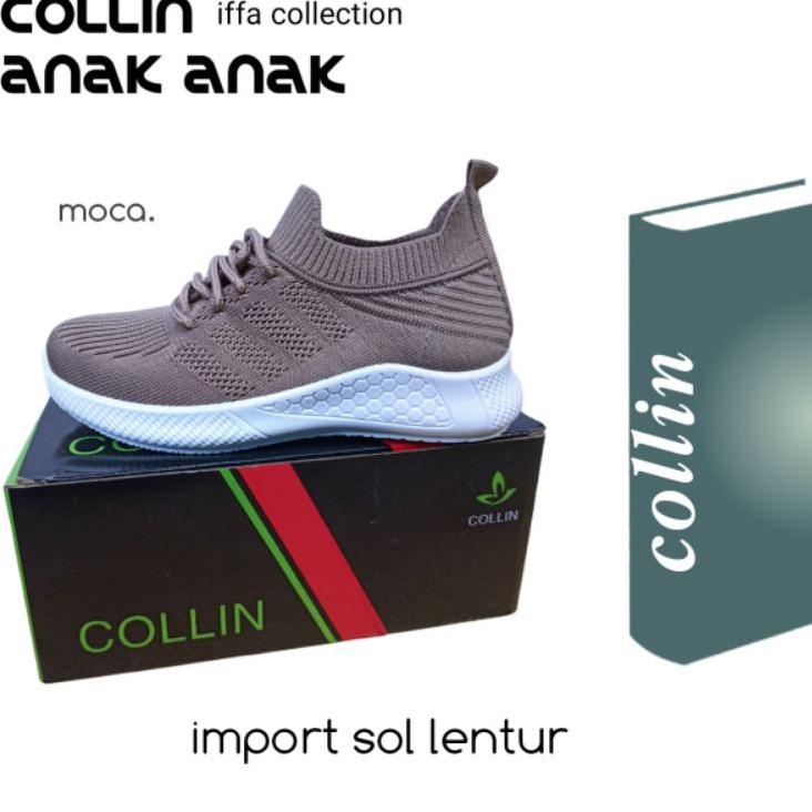 Modern.. sepatu anak anak collin dan feata rajut import
