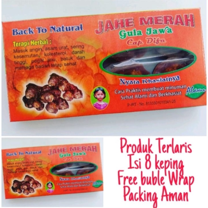 

[ TERLARIS ] JAHE MERAH GULA JAWA / GULA JAHE / EXTRACT JAHE MERAH